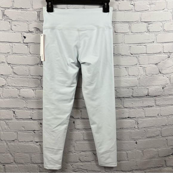 Aqua Athletic Yoga Gym Leggings Activewear in Mist Very Light Grayish-Blue S NWT - Picture 4 of 7